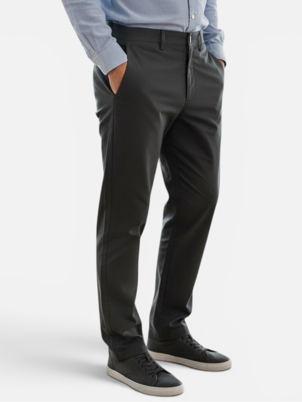Banana Republic Skyline Grey Slim City Pants Golf Casual Size 31/32
